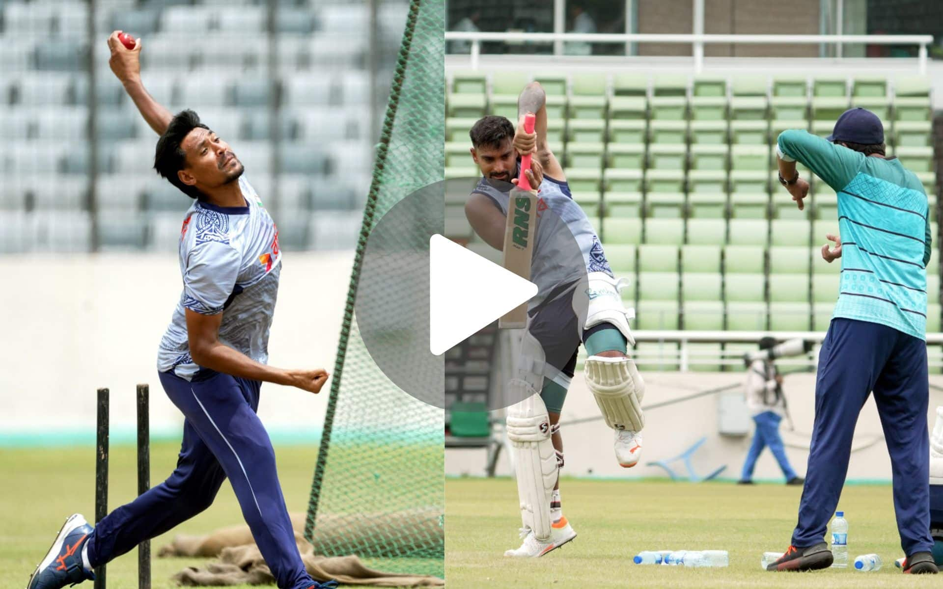 [Watch] Litton Das, Mustafizur Rahman Train Hard In Bangladesh In Absence Of Shakib Ahead Of Pak Tests